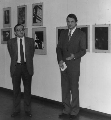 Dyr. Ryszard Stanisławski (ms) i dr Antonin Dufek (Moravská Galerie, Brno)